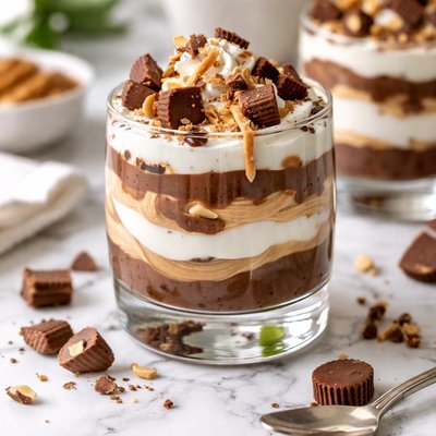 Image of Peanut Butter Cup Parfait Diabetic