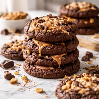 Image of Peanut Butter Devil Cookies