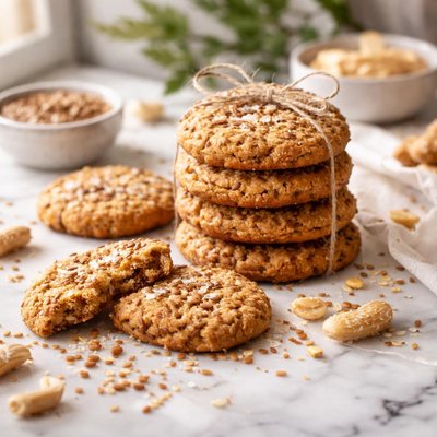 Image of Peanut Butter Flax Seed Cookies