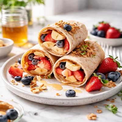 Image of Peanut Butter Fruit Wraps