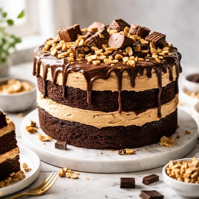 Image of Peanut Butter Fudge Cake