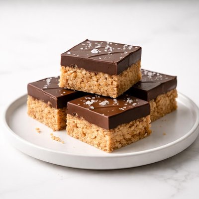 Image of Peanut Butter Fudge Krispies Bars
