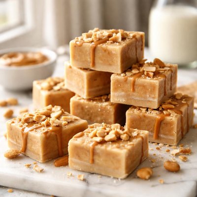 Image of Peanut Butter Goat Milk Fudge