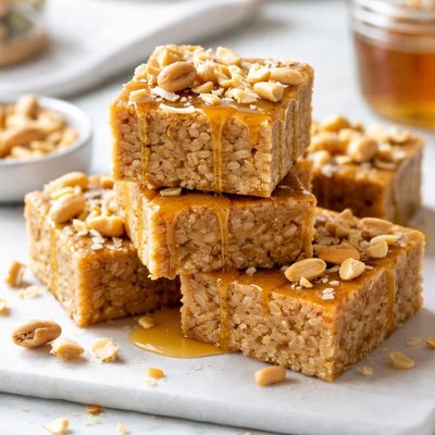 Image of Peanut Butter Honey Squares Easy
