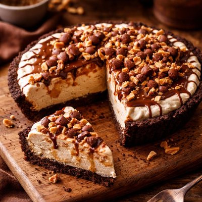 Image of Peanut Butter Ice Cream Pie