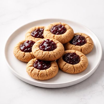 Image of Peanut Butter Jelly Cookies 2 Ingredients