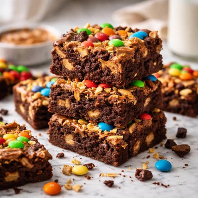 Image of Peanut Butter M M Brownies