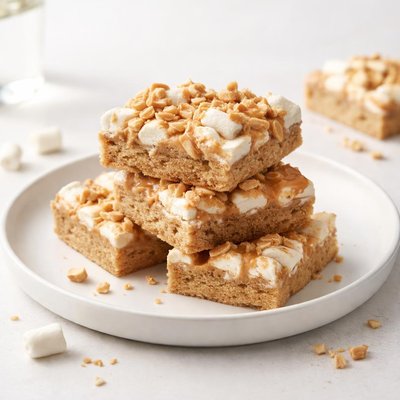 Image of Peanut Butter Marshmallow Cookie Bars