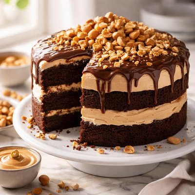 Image of Peanut Butter Morsels Cake