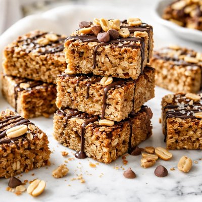 Image of Peanut Butter Muesli Squares