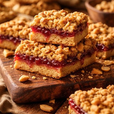 Image of Peanut Butter N Jelly Bars