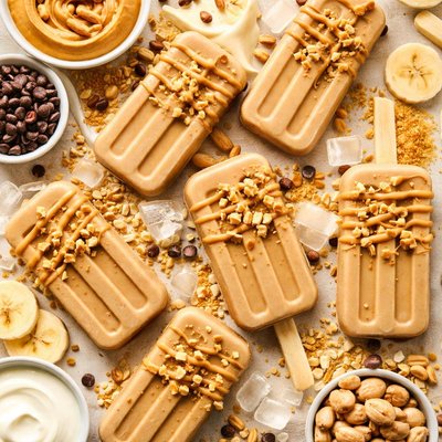 Image of Peanut Butter Popsicles