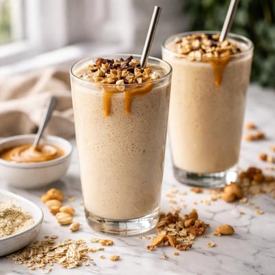 Image of Batido de Proteína de Mantequilla de Cacahuate sin lácteos