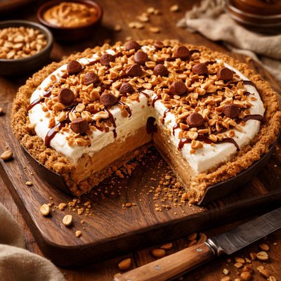 Image of Peanut Butter Pudding Pie