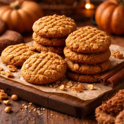 Image of Peanut Butter Pumpkin Cookies
