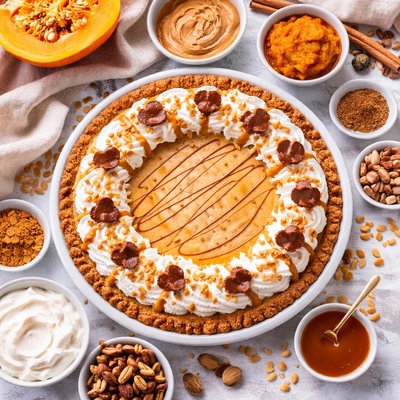 Image of Peanut Butter Pumpkin Pie