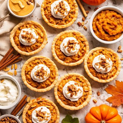 Image of Peanut Butter Pumpkin Pies