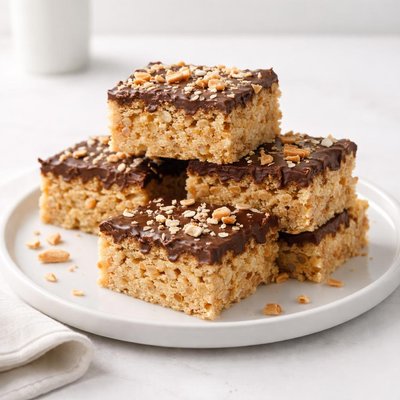 Image of Peanut Butter Rice Krispies Bars No Bake