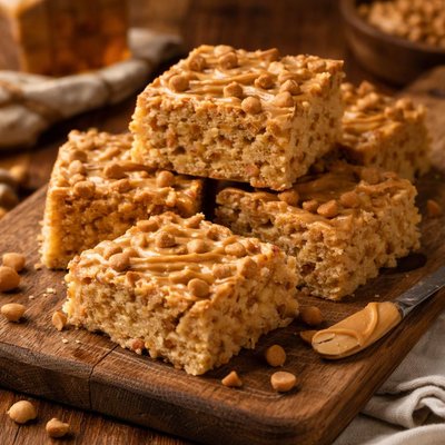 Image of Peanut Butter Rice Krispy Bars