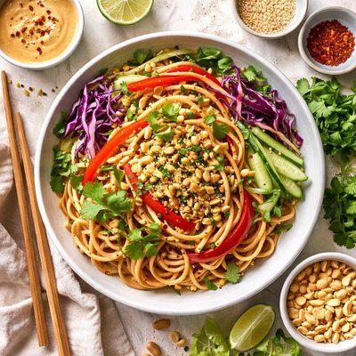 Image of Peanut Butter Sesame Noodles