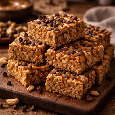 Image of Peanut Butter Snack Bars No Bake