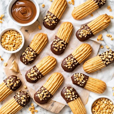 Image of Peanut Butter Spritz Fingers