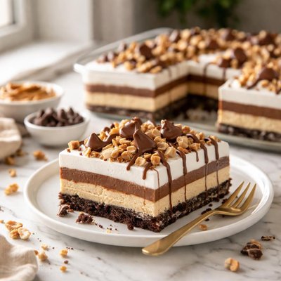 Image of Peanut Butter Striped Delight