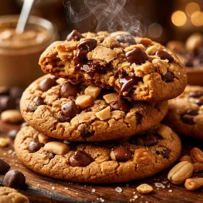 Image of Peanut Buttery Chocolate Chip Cookies