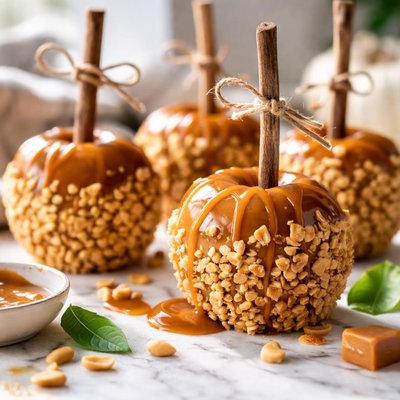 Image of Peanut Caramel Apples