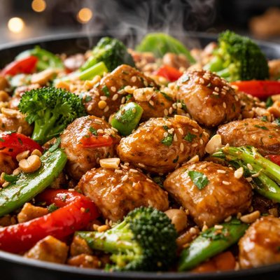 Image of Peanut Chicken Stir Fry