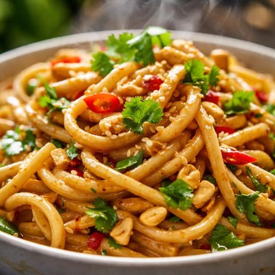 Image of Peanut Cilantro Noodles