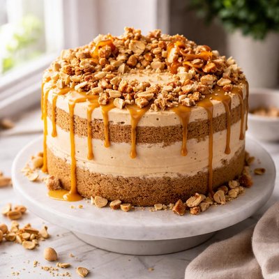 Image of Peanut Crunch Cake