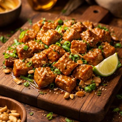 Image of Peanut Ginger Tofu