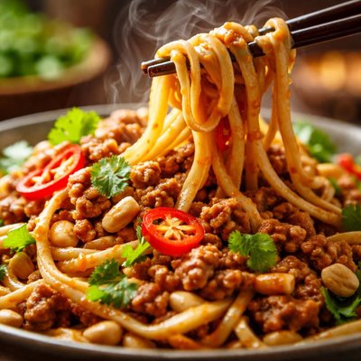 Image of Peanut Noodles with Pork