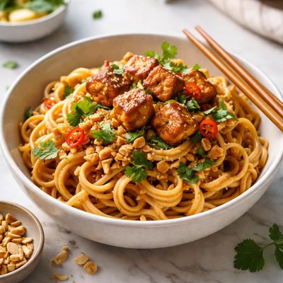 Image of Peanut Noodles with Tofu