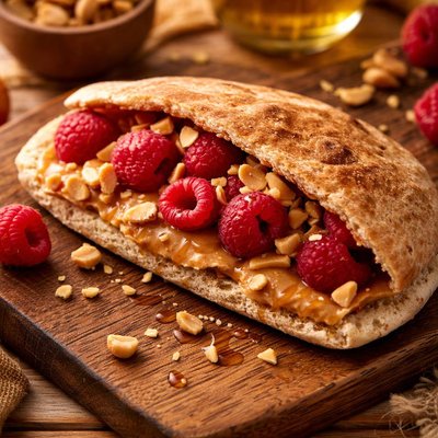 Image of Peanut Raspberry Pita