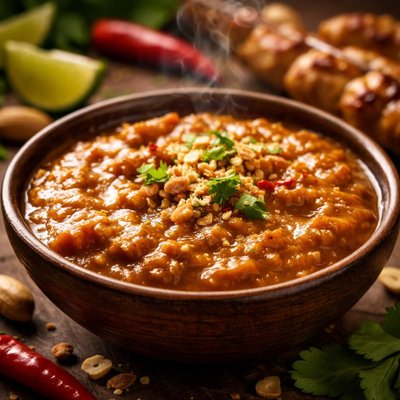 Image of Peanut Sauce for Grilled Chicken Satays