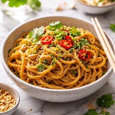 Image of Peanut Sesame Noodles