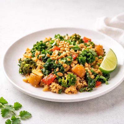 Image of Peanut Vegetable Harvest Casserole Stove Top