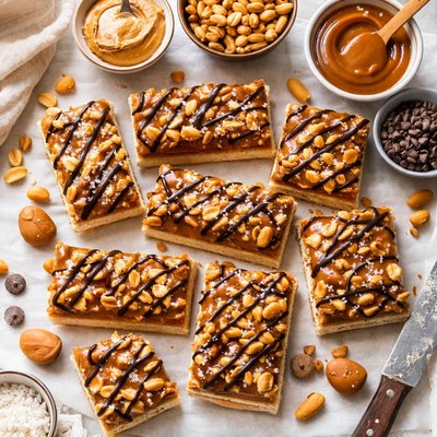 Image of Peanutty Caramel Bars