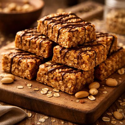 Image of Peanutty Energy Bars No Bake