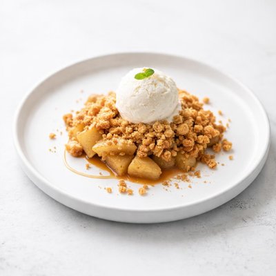 Image of Pear Amaretti Crumble