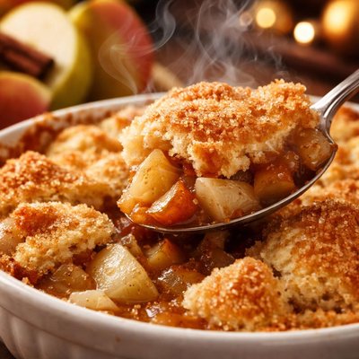 Image of Pear and Apple Cobbler