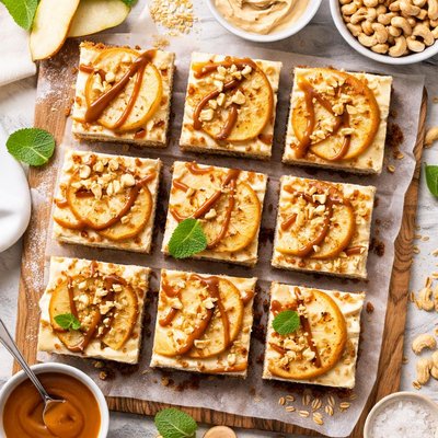 Image of Pear and Cashew Slice