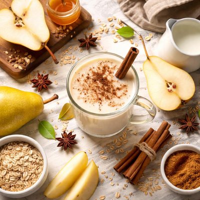 Image of Pear and Cinnamon Milk