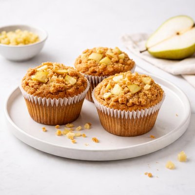 Image of Pear and Ginger Muffins