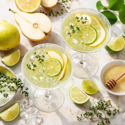 Image of Pear and Lime Martini