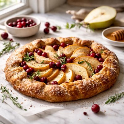 Image of Pear Cranberry Galette