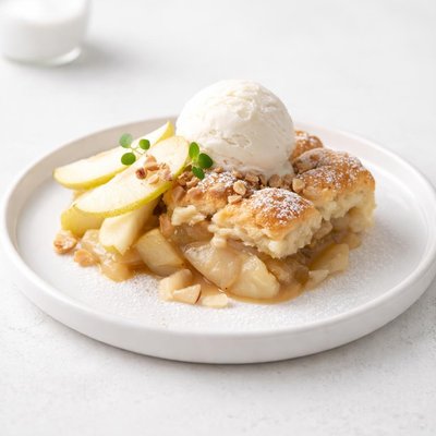 Image of Pear Custard Cobbler