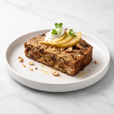 Image of Pear Date and Hazelnut Loaf